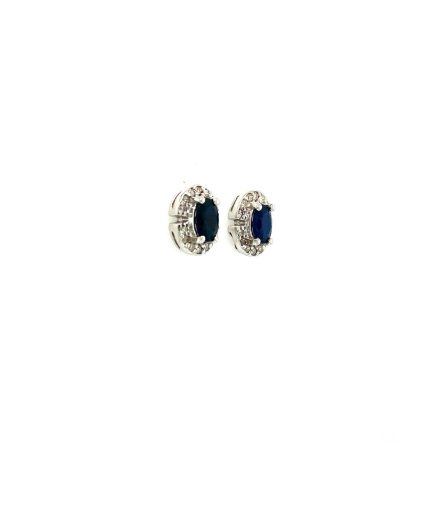 Sapphire Earrings in 925 Sterling Silver | Save 33% - Rajasthan Living 3