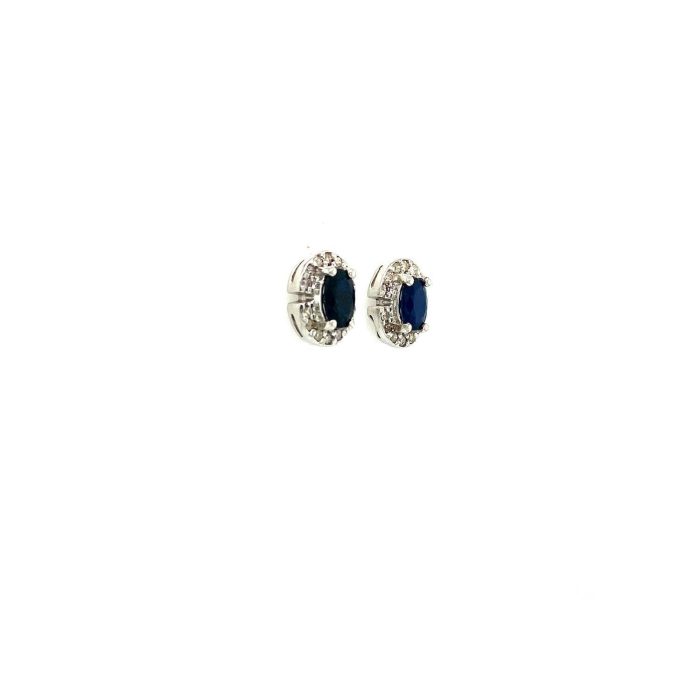 Sapphire Earrings in 925 Sterling Silver | Save 33% - Rajasthan Living 6