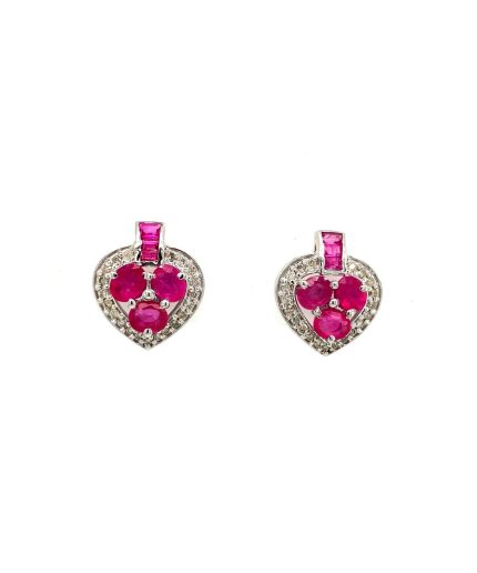 Ruby Earrings in 925 Sterling Silver | Save 33% - Rajasthan Living 5