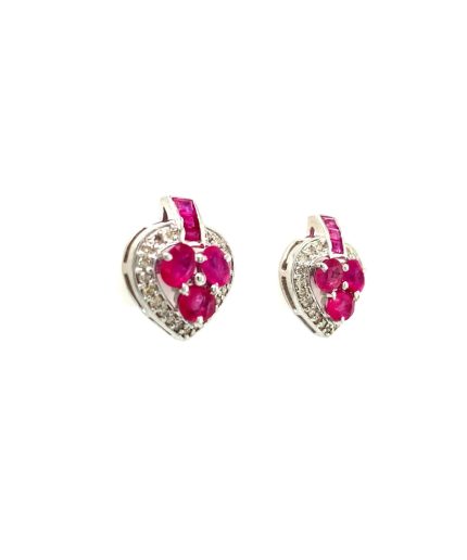 Ruby Earrings in 925 Sterling Silver | Save 33% - Rajasthan Living 7