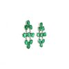 Emerald Earrings in 925 Sterling Silver | Save 33% - Rajasthan Living 7