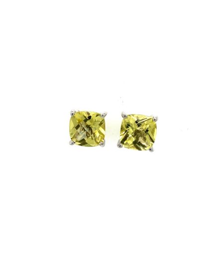 Lemon Topaz Earrings in 925 Sterling Silver | Save 33% - Rajasthan Living