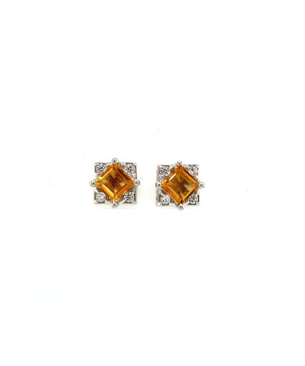 Citrine Earrings in 925 Sterling Silver | Save 33% - Rajasthan Living