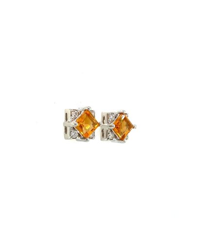 Citrine Earrings in 925 Sterling Silver | Save 33% - Rajasthan Living 3