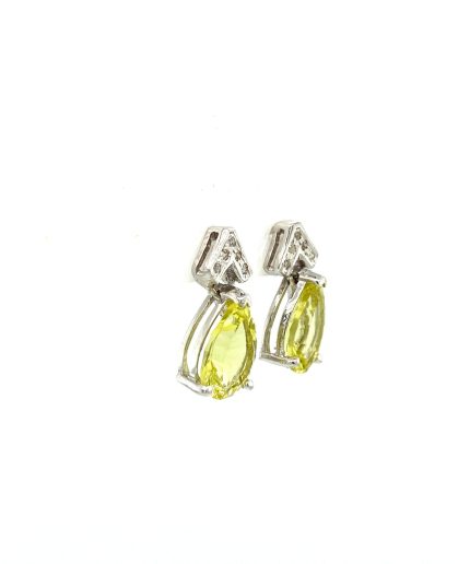 Lemon Topaz Earrings in 925 Sterling Silver | Save 33% - Rajasthan Living 7