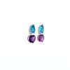 Multi Colour Stones Earrings in 925 Sterling Silver | Save 33% - Rajasthan Living 8