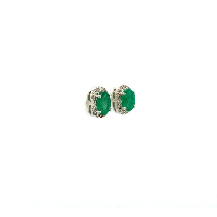 Emerald Earrings in 925 Sterling Silver | Save 33% - Rajasthan Living 6