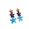 Multi Colour Stones Earrings in 925 Sterling Silver | Save 33% - Rajasthan Living 8