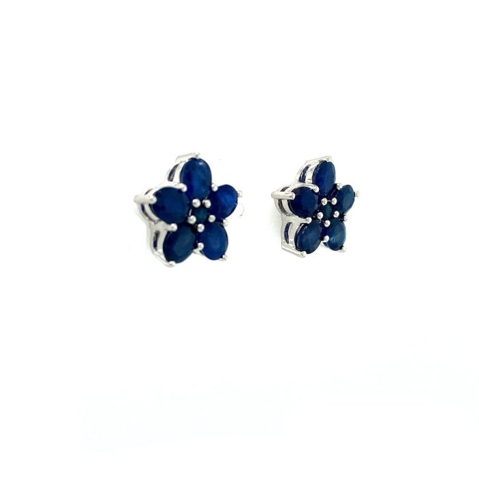 Sapphire Earrings in 925 Sterling Silver | Save 33% - Rajasthan Living 6