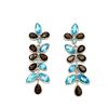 Multi Colour Stones Earrings in 925 Sterling Silver | Save 33% - Rajasthan Living 7