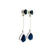 Sapphire Earrings in 925 Sterling Silver | Save 33% - Rajasthan Living 8