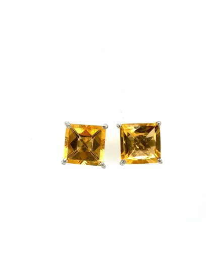 Citrine Earrings in 925 Sterling Silver | Save 33% - Rajasthan Living