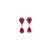 Ruby Earrings in 925 Sterling Silver | Save 33% - Rajasthan Living 7