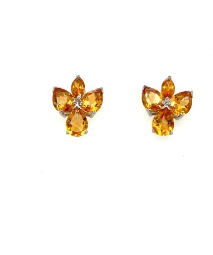 Citrine Earrings in 925 Sterling Silver | Save 33% - Rajasthan Living 5