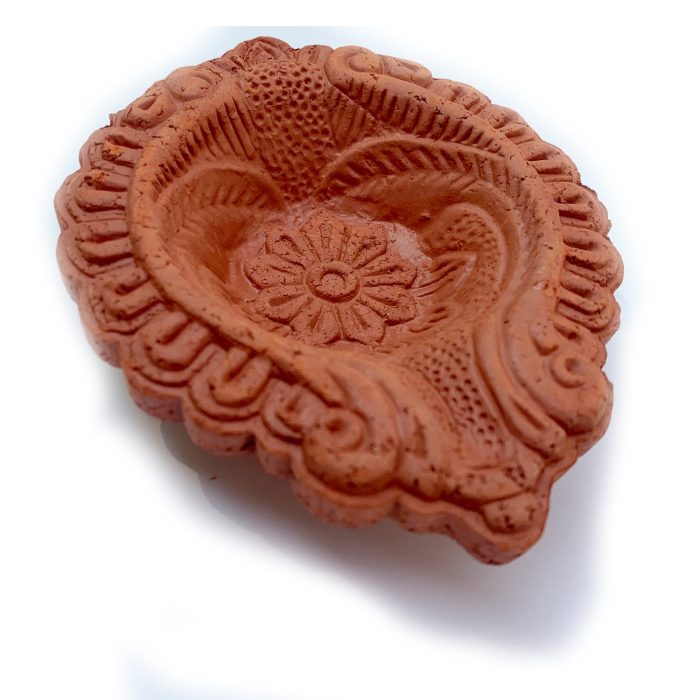 Pramonita Handmade Flower Shape Regular Quality Traditional Plain Mitti Diya-Deepak | Save 33% - Rajasthan Living 5