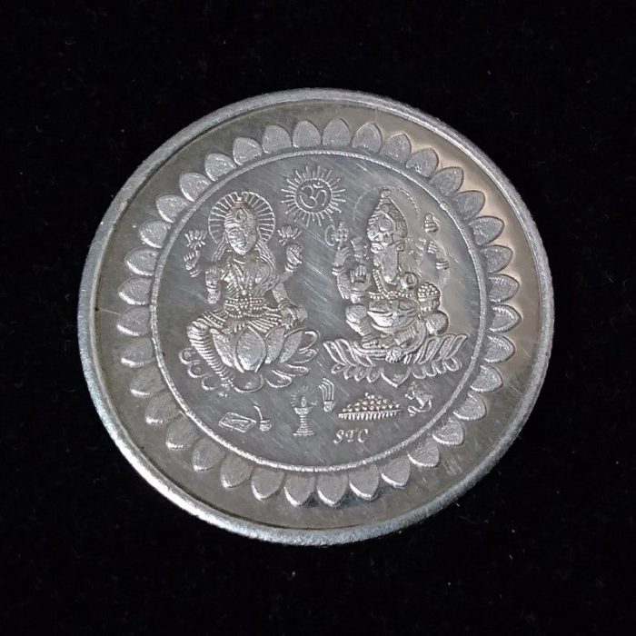 Silver Laxmi Ganesh Ji Coin(20grams) | Save 33% - Rajasthan Living 9