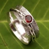 Natural Garnet Ring, 925 Sterling Silver Ring | Save 33% - Rajasthan Living 9