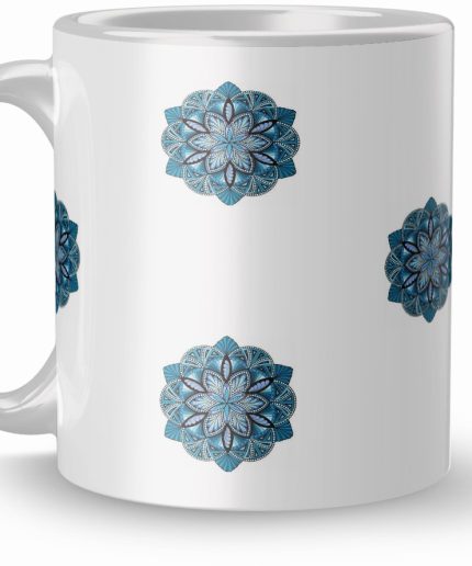 NK Store Flora Design Printed Tea And Coffee Mug (320ml) | Save 33% - Rajasthan Living