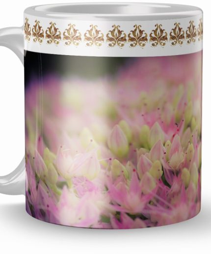 NK Store Plant Off Flower Printed Tea And Coffee Mug (320ml) | Save 33% - Rajasthan Living