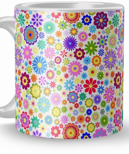 NK Store Multicolor Printed Colourful Design Tea And Coffee Mug (320ml) | Save 33% - Rajasthan Living