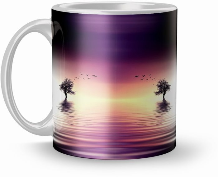 NK Store Trees in River Printed Tea And Coffee Mug (320ml) | Save 33% - Rajasthan Living 6