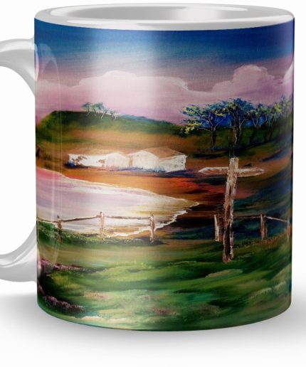 NK Store Beautiful Paintings of Nature Printed Tea And Coffee Mug (320ml) | Save 33% - Rajasthan Living 3