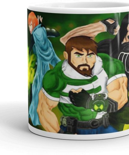 NK Store Ben Ten Super Hero Printed Tea and Coffee Mug (320ml) | Save 33% - Rajasthan Living