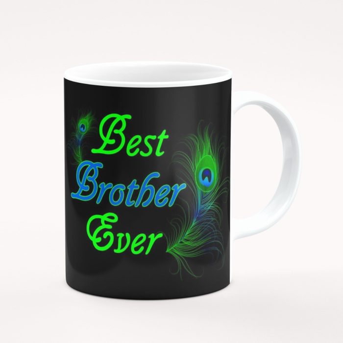 NK Store Best Brother Ever Printed Tea And Coffee Mug (320ml) | Save 33% - Rajasthan Living 5