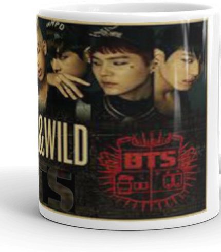 NK Store Bts Bangtan Sonyeondan Dark & Wild Tea And Coffee Mug (320ml) | Save 33% - Rajasthan Living