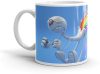 NK Store NK Store Cartoon Rainbow Printed Tea and Coffee Mup (320ml) (320ml) | Save 33% - Rajasthan Living 9