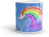 NK Store NK Store Cartoon Rainbow Printed Tea and Coffee Mup (320ml) (320ml) | Save 33% - Rajasthan Living 8