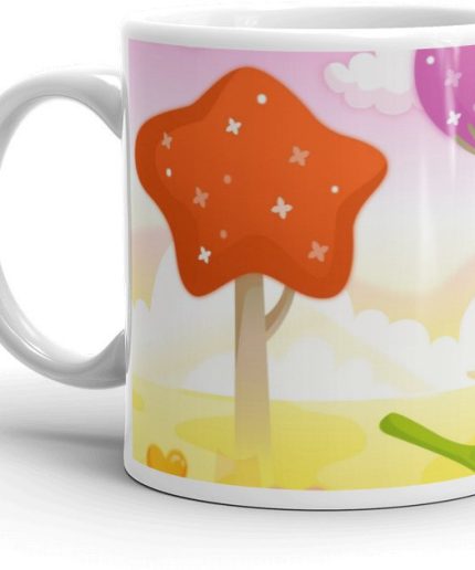 NK Store Cartoons Cute Smile Tea and Coffee Mug (320ml) | Save 33% - Rajasthan Living 3