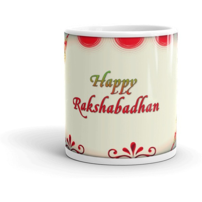 NK Store Happy Raksha Bandhan Tea And Coffee Mug (320ml) | Save 33% - Rajasthan Living 5