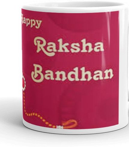 NK Store  Rakhi  Printed  Tea And Coffee Mug (320ml) | Save 33% - Rajasthan Living