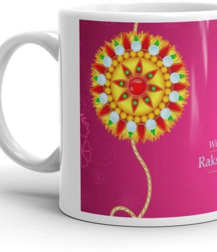 NK Store Wish You Happy Raksha Bandhan Tea And Coffee Mug (320ml) | Save 33% - Rajasthan Living