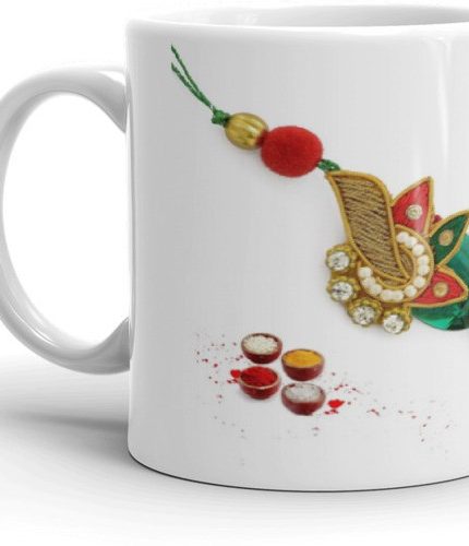 NK Store Happy Raksha Bandhan Tea And Coffee Mug (320ml) | Save 33% - Rajasthan Living