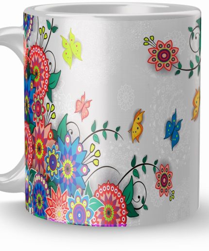 NK Store Colorful Design Design Printed Tea And Coffee Mug (320ml) | Save 33% - Rajasthan Living 3