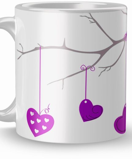 NK Store Cupple Bird Valentine Day Design Printed Tea And Coffee Mug (320ml) | Save 33% - Rajasthan Living 3