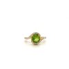 Peridot and Diamond Ring in 14K Yellow Gold | Save 33% - Rajasthan Living 7