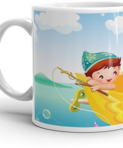 NK Store Duck Riding Printed Tea and Coffee Mug (320ml) | Save 33% - Rajasthan Living 3