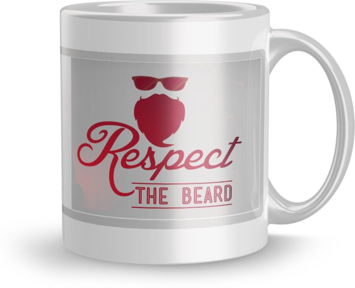 NK Store Printed Fear the Beard Tea And Coffee Mug (320ml) | Save 33% - Rajasthan Living 6