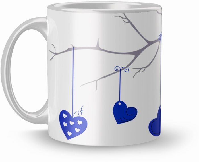 NK Store Printed Green Bird Valentine Day Tea And Coffee Mug (320ml) | Save 33% - Rajasthan Living 6