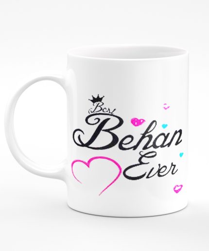 NK Store Best Sister Ever Printed Tea And Coffee Mug (320ml) | Save 33% - Rajasthan Living