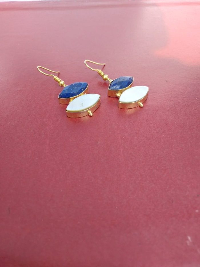 Lapis Lazuli Stone Earrings | Save 33% - Rajasthan Living 7