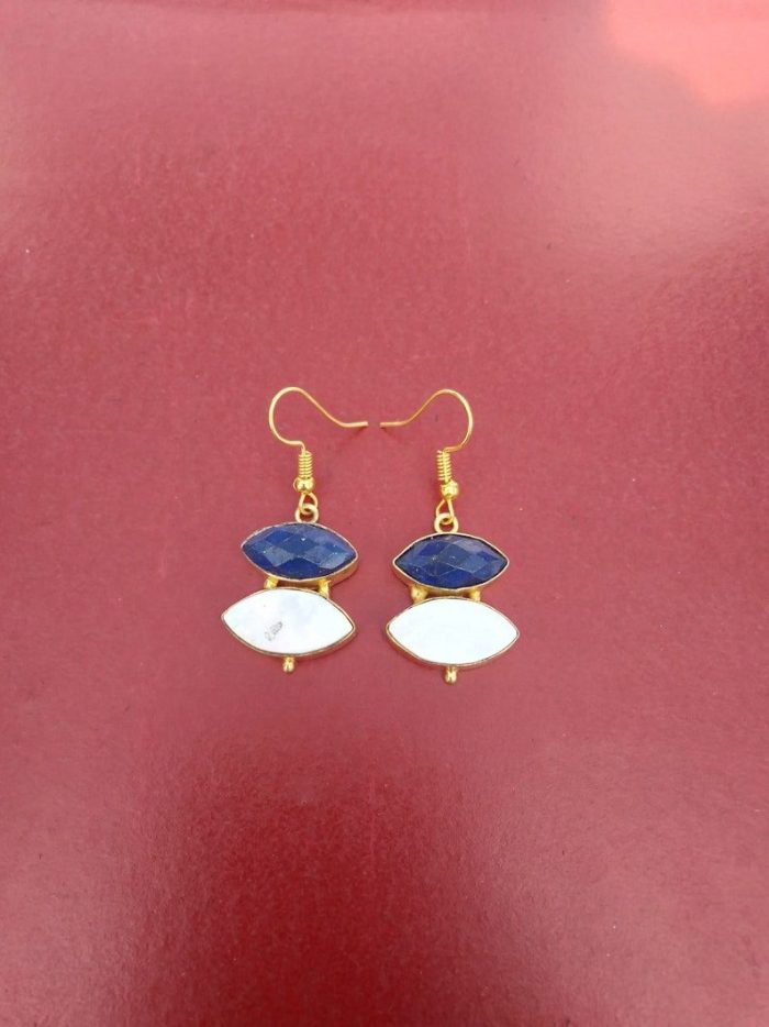 Lapis Lazuli Stone Earrings | Save 33% - Rajasthan Living 9