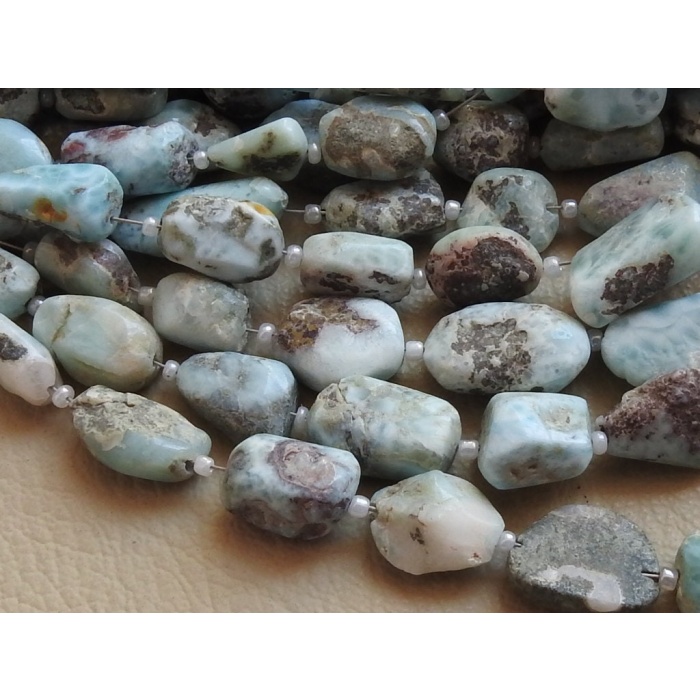 Natural Larimar Smooth Tumble,Nuggets,Loose Stone,Bead,For Making Jewelry Wholesale Price New Arrival TU4 | Save 33% - Rajasthan Living 5