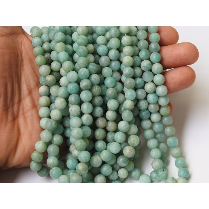 Amazonite Smooth Sphere,Ball,Roundel,Rondelle,Matte Finish,Handmade,Loose Bead,Wholesaler,Supplies,Necklace,Bracelet 16Inch 100%Natural B7 | Save 33% - Rajasthan Living 6