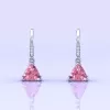 Natural Pink Spinel 14K Dangle Earrings, Everyday Gemstone Jewelry For Women, Gold Stud Earrings For Her, August Birthstone Jewellery | Save 33% - Rajasthan Living 15