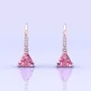 Natural Pink Spinel 14K Dangle Earrings, Everyday Gemstone Jewelry For Women, Gold Stud Earrings For Her, August Birthstone Jewellery | Save 33% - Rajasthan Living 23