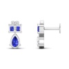 Dainty 14K Natural Tanzanite Stud Earring, Statement Gold Stud Earrings For Women, Everyday Gemstone Cartilage Earring For Her, Ear Jackets | Save 33% - Rajasthan Living 21